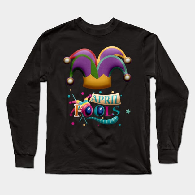 April fool's day Long Sleeve T-Shirt by Hany Khattab